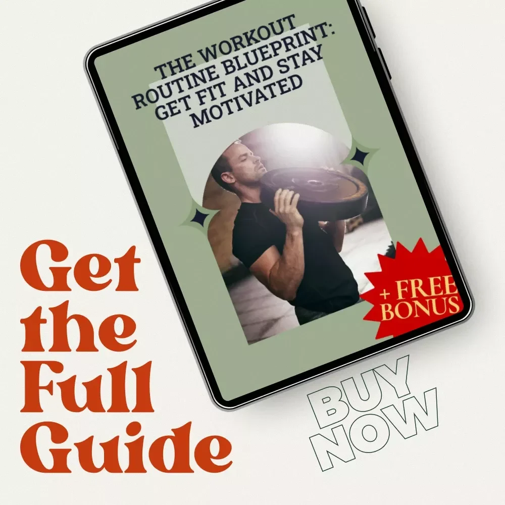 The Workout Routine Blueprint: Get Fit and Stay Motivated | Good Workout Routines Guide, Fitness Planning & Consistency Digital Download