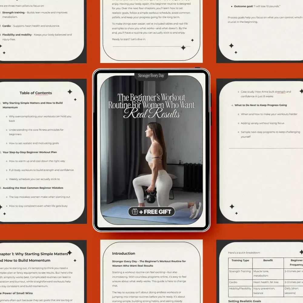 Stronger Every Day – The Beginner’s Workout Routine for Women Who Want Real Results | Beginner Workout Routine for Women Digital Guide