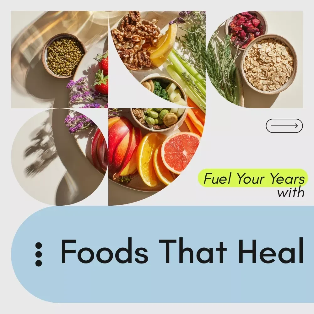 Fuel Your Years with Foods That Heal – Longevity Nutrition Guide, Anti-Inflammatory Eating, Healthy Aging Meal Plan, Digital Download