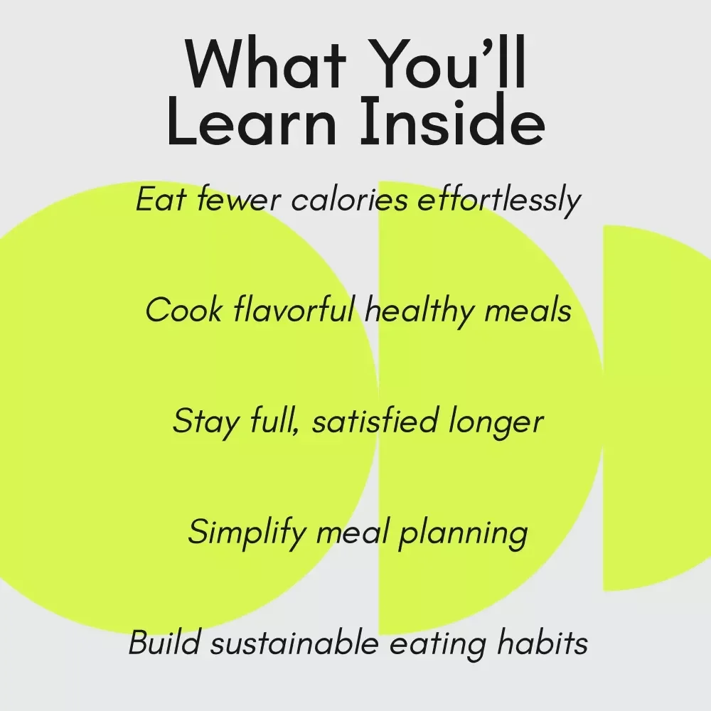 A Delicious Guide to Low-Calorie Eating Without Sacrificing Flavor | Ebook for Meals Low in Calories | Simple Meal Planning & Flavor-First Healthy Cooking