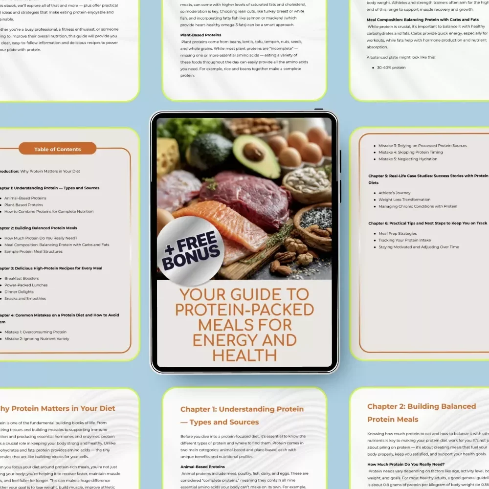 Your Guide to Protein-Packed Meals for Energy and Health - Protein Diet Meals eBook