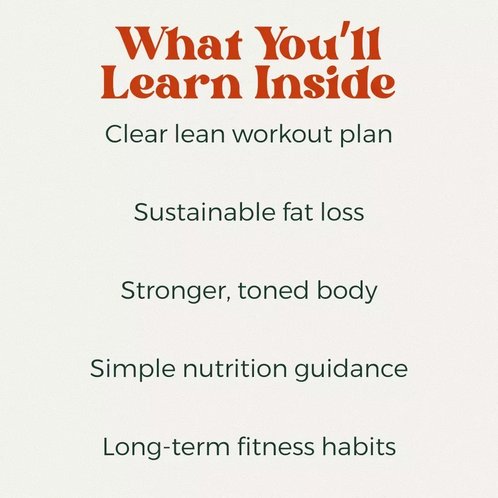 The Workout Routine for a Toned, Stronger You | Complete Fitness & Nutrition Ebook | Workout Routine to Get Lean Guide