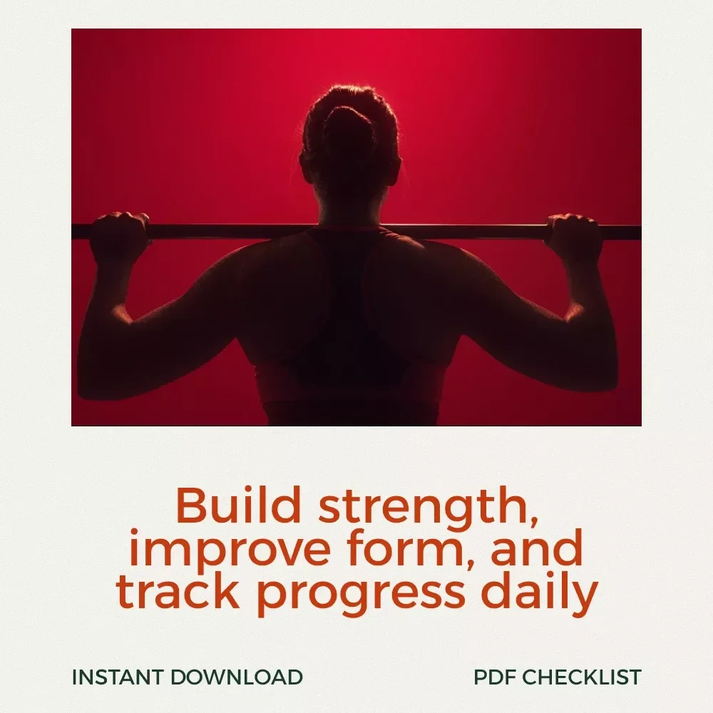 Stronger Every Day Weightlifting Checklist - Your Ultimate Weightlifting Workout Routine Guide