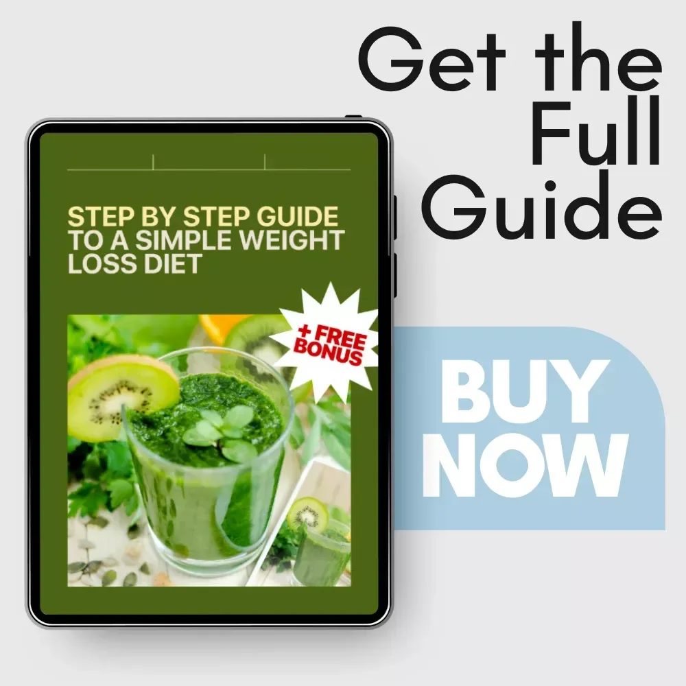 Step By Step Guide To A Simple Weight Loss Diet | Easy How To Lose Weight Diet Plan for Beginners, Sustainable Nutrition Guide