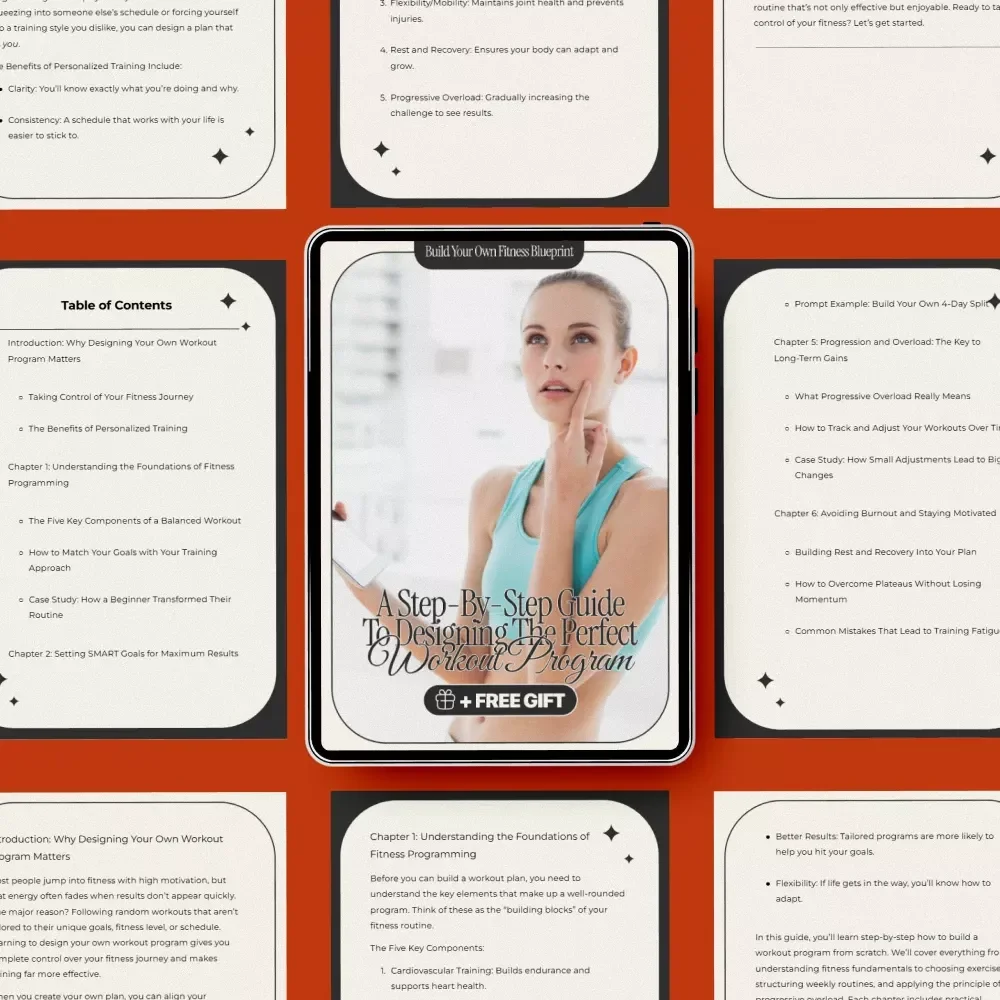 Build Your Own Fitness Blueprint: A Step-by-Step Guide to Designing the Perfect Workout Program