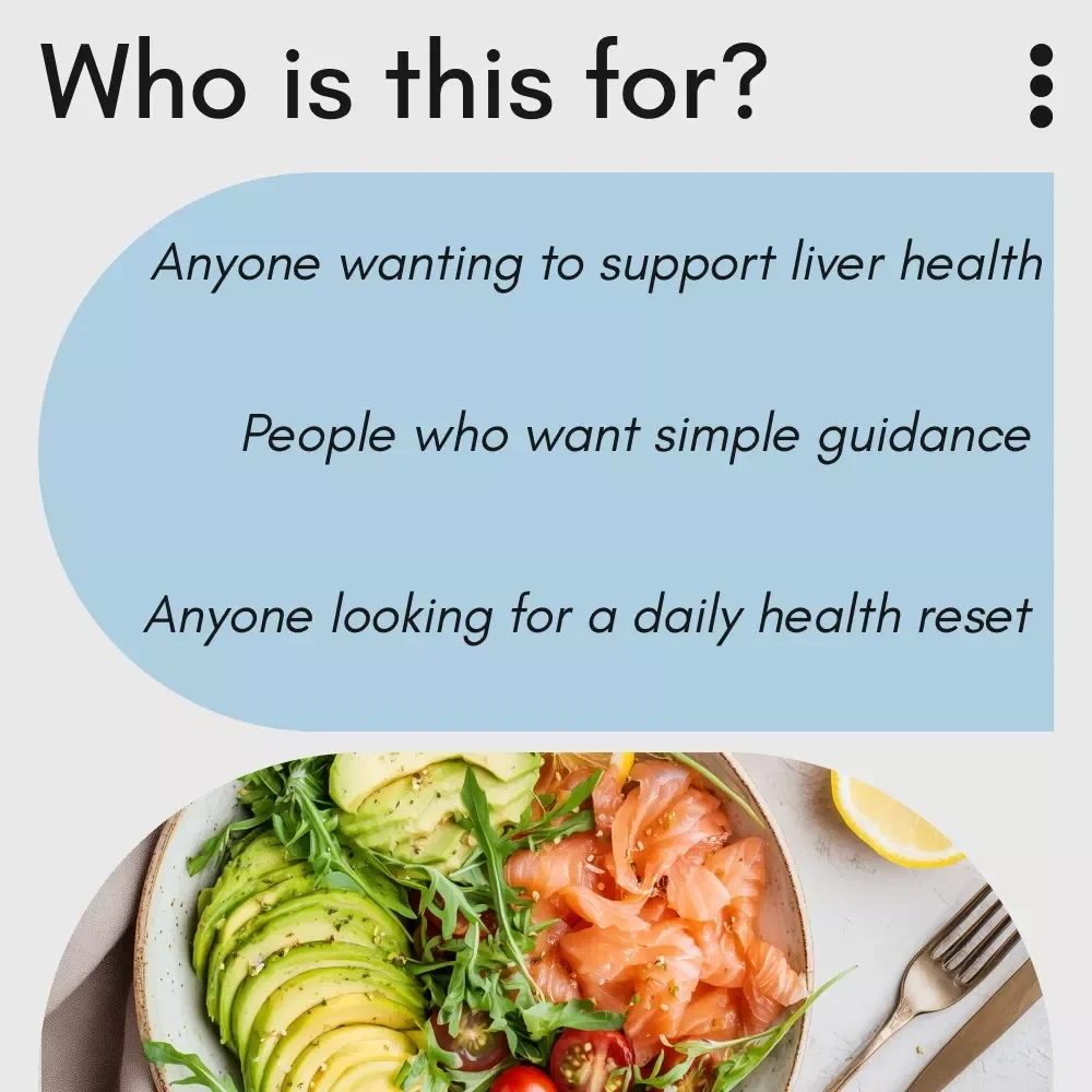 Your Daily Action Plan for Liver Wellness | Liver Health Checklist, Simple Nutrition Guide & Digital Download