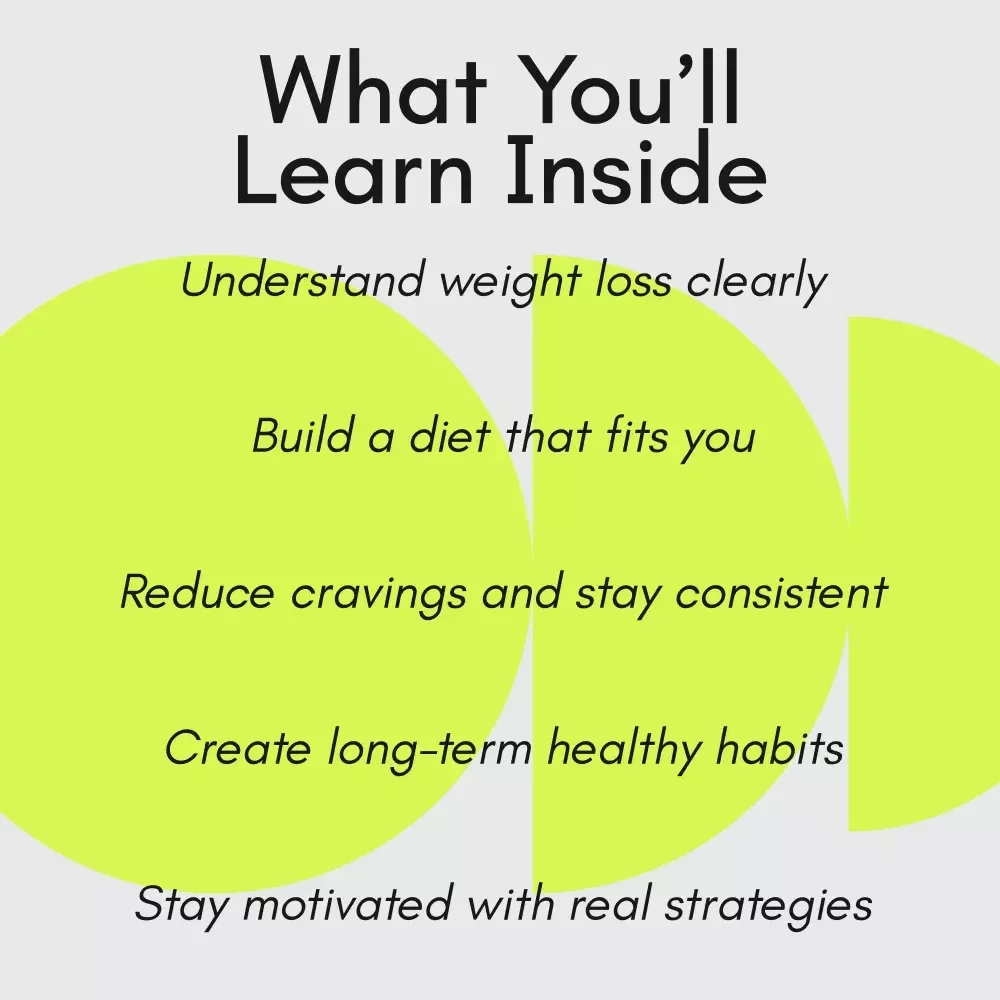 Step By Step Guide To A Simple Weight Loss Diet | Easy How To Lose Weight Diet Plan for Beginners, Sustainable Nutrition Guide