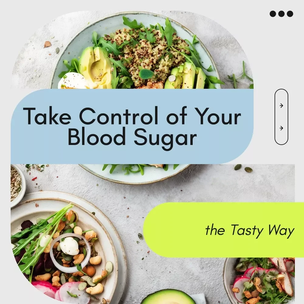 Take Control of Your Blood Sugar the Tasty Way | Prediabetes-Friendly Nutrition Guide, Easy Meal Planning eBook, Healthy Eating for Blood Sugar Balance Digital Download