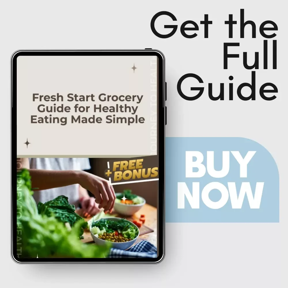 Fresh Start Grocery Guide for Healthy Eating Made Simple | Healthy Grocery List Planner, Smart Shopping Guide, Meal Planning eBook, Digital Download