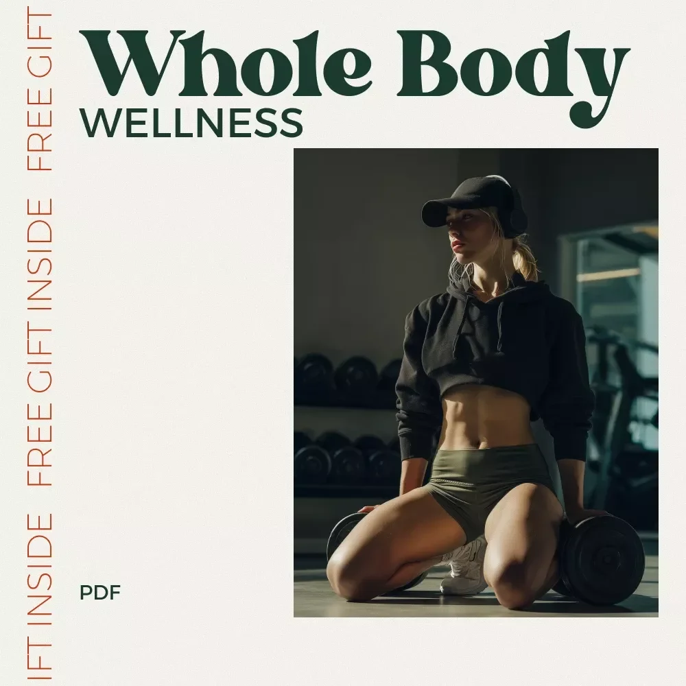 The Whole Body Wellness Power Checklist | Simple Whole Body Workout Routine Planner | Printable Fitness Checklist for Strength, Fat Loss & Consistency