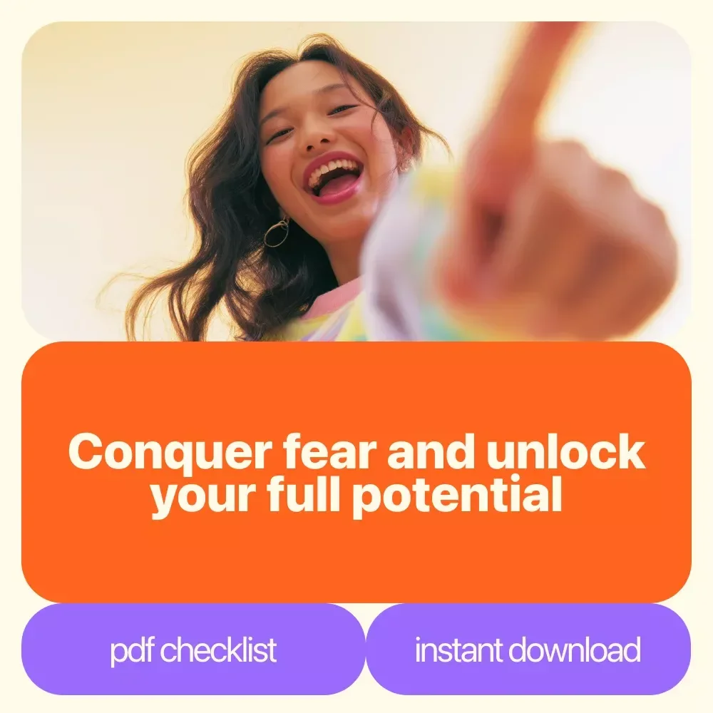 Checklist: Your Fearless Success Toolkit — Unlock Potential Step-by-Step | Overcoming Fear of Failure Digital Download
