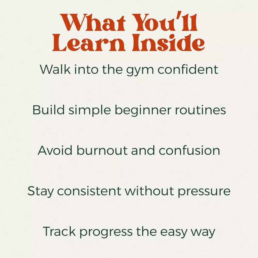 Your Gym Kickstart Checklist | Beginner-Friendly Gym Guide & Workout Routine for Beginners at Gym
