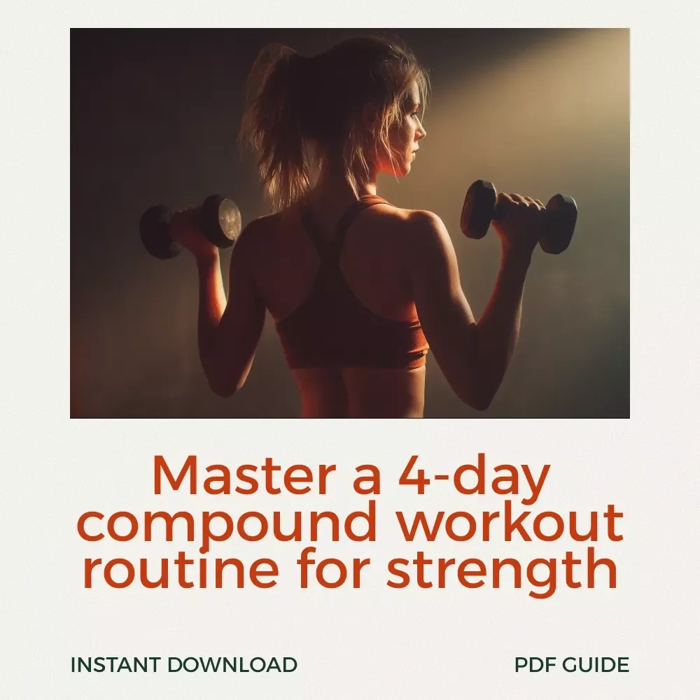 Your Ultimate 4-Day Compound Workout Plan: The Best 4 Day Compound Workout Routine for Strength and Results
