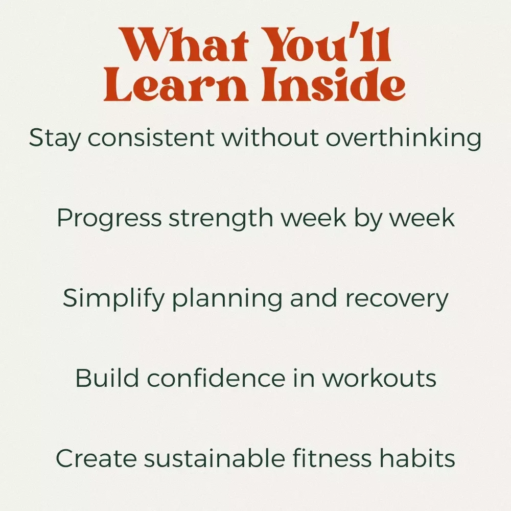 Stronger Every Week Strength Routine Checklist | Weekly Strength Training Routine Planner | Printable Muscle Building Checklist for Consistency & Progress