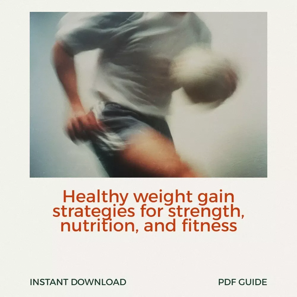 The Healthy Way to Gain Weight and Thrive: Ultimate Guide on How to Get Fat Healthy, Nutrition, Fitness, and Lifestyle Tips for Smart Weight Gain
