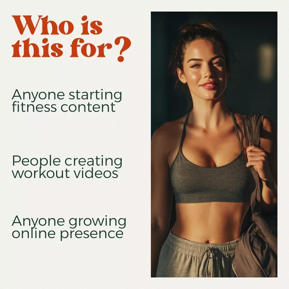 Workout Video Creation Checklist | How to Create a Workout Video Step-by-Step | Digital Fitness Content Planner for Trainers & Creators