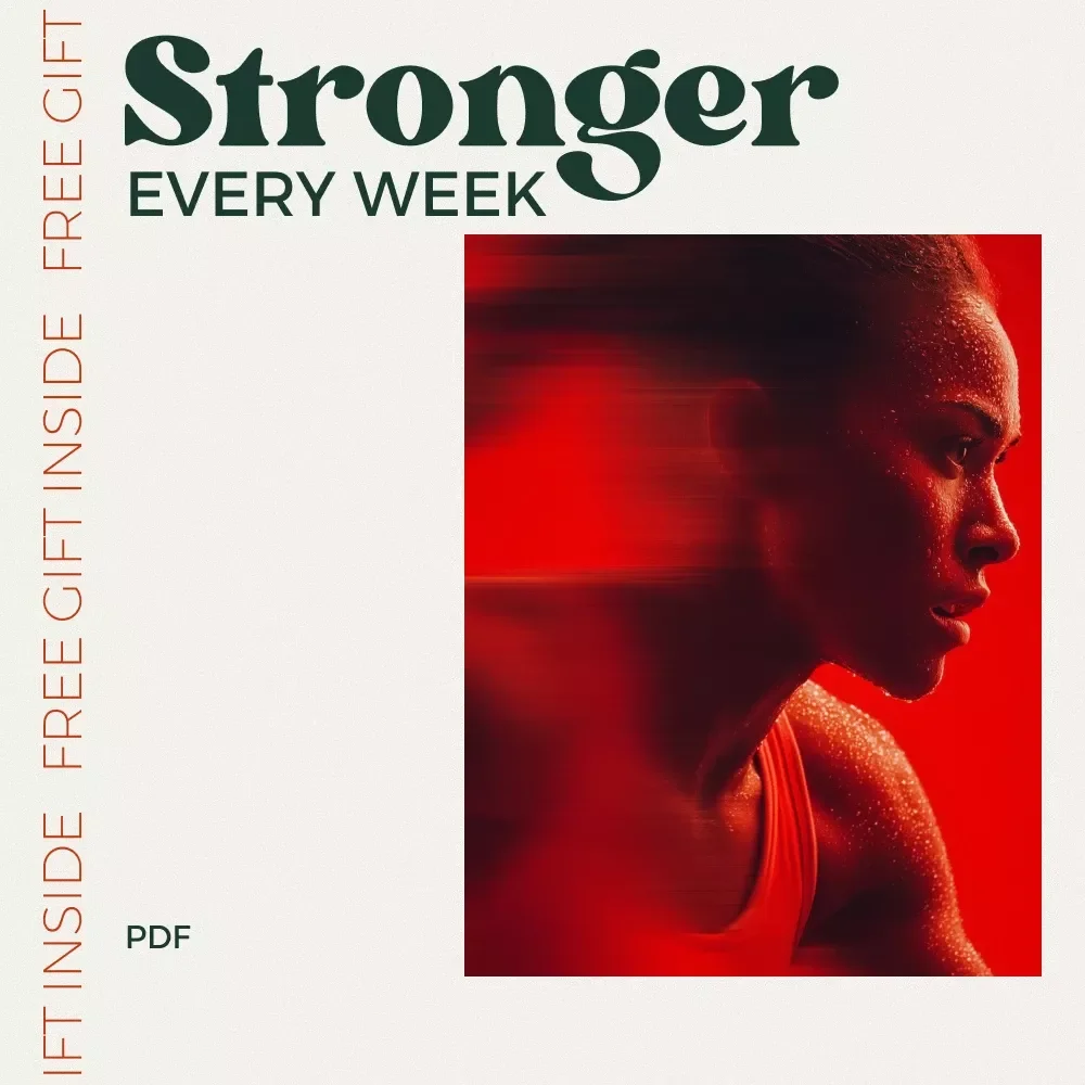 Stronger Every Week Strength Routine Checklist | Weekly Strength Training Routine Planner | Printable Muscle Building Checklist for Consistency & Progress