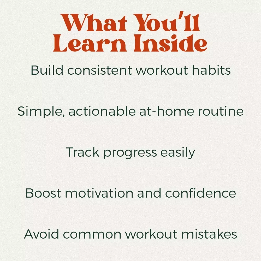 Your At-Home Workout Starter Checklist - A Simple, Step-by-Step Guide to Building Your Fitness Routine at Home