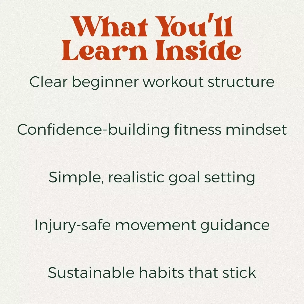The No-Stress Beginner’s Guide to Building Your Fitness Routine | Simple Fitness Routine for Beginners Ebook, Step-by-Step Workout & Habit Guide