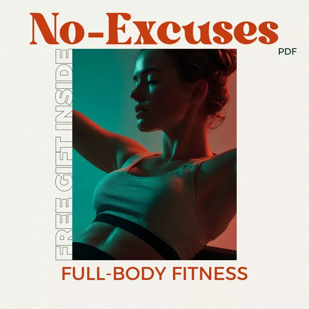 Your No-Excuses Full-Body Fitness Checklist | Simple 3 days a week full body workout Planner | Printable & Digital Training Guide