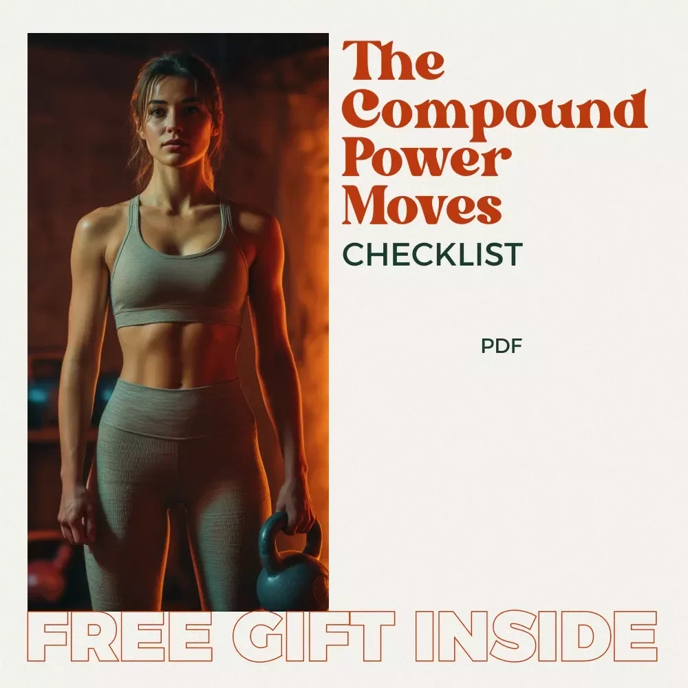 The Compound Power Moves Checklist | Compound Workout Routine Planner for Strength, Fat Loss & Full-Body Training