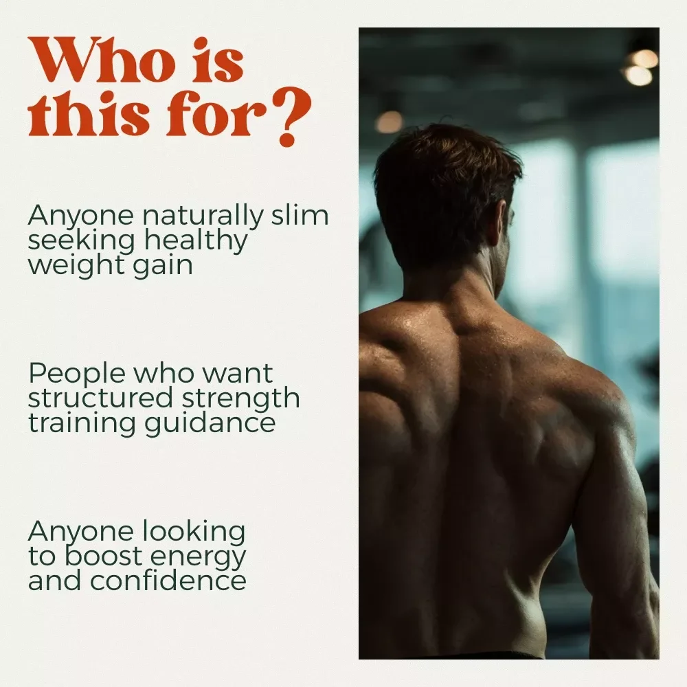 The Feel-Good Weight Gain Checklist: Your Step-by-Step Guide on How to Get Fat Healthy, Build Strength, and Fuel Your Body Right | Digital Download