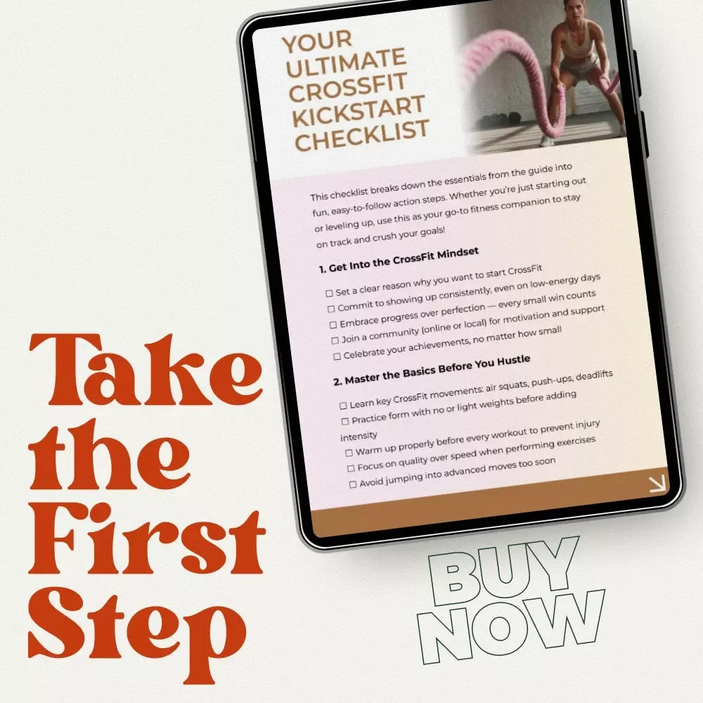 Your Ultimate CrossFit Kickstart Checklist – Digital Guide, WOD Planner & CrossFit Exercises Tracker for Beginners