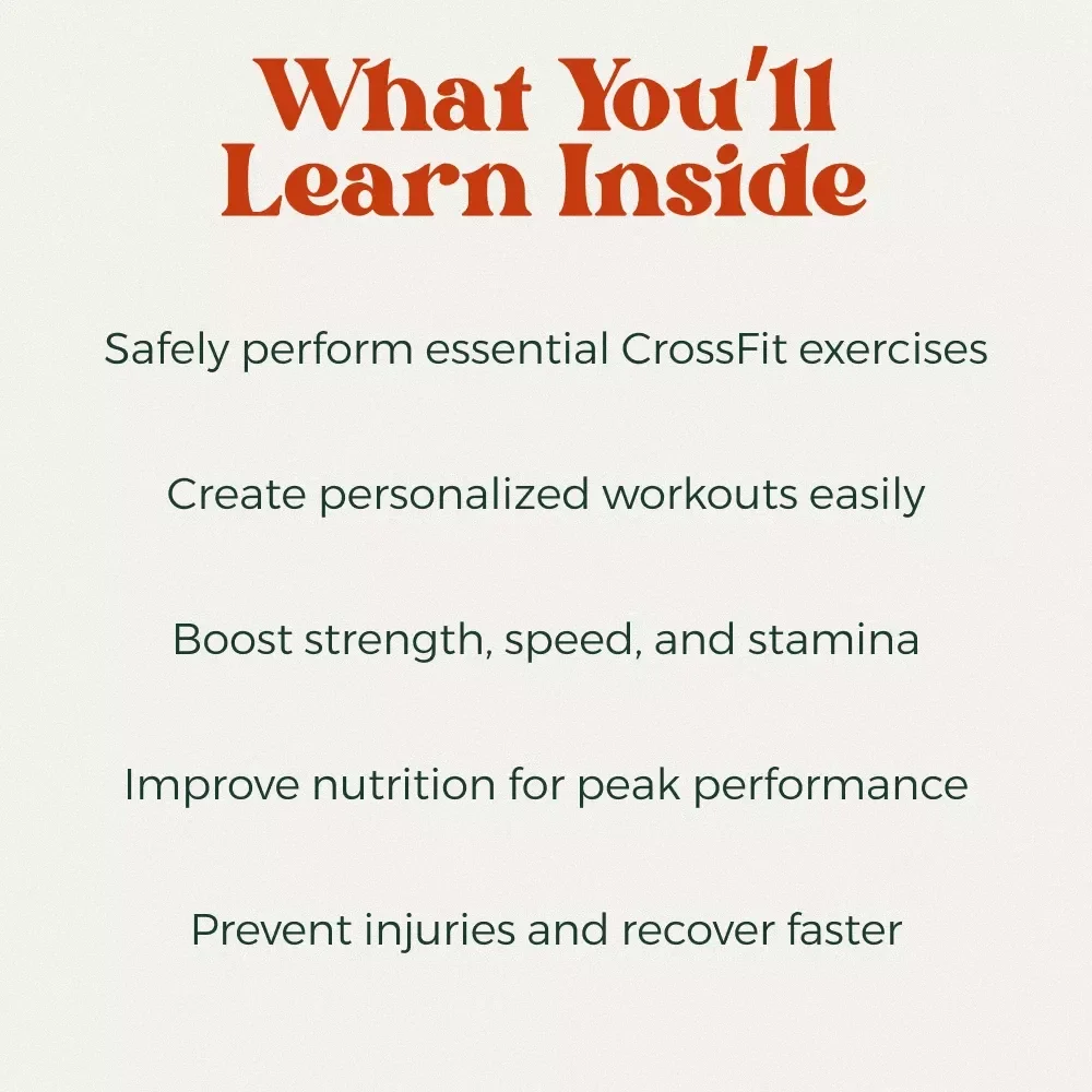 Your Ultimate CrossFit Guide to Strength, Speed, and Stamina — eBook for CrossFit Exercises, Beginner Workouts, Nutrition & Recovery