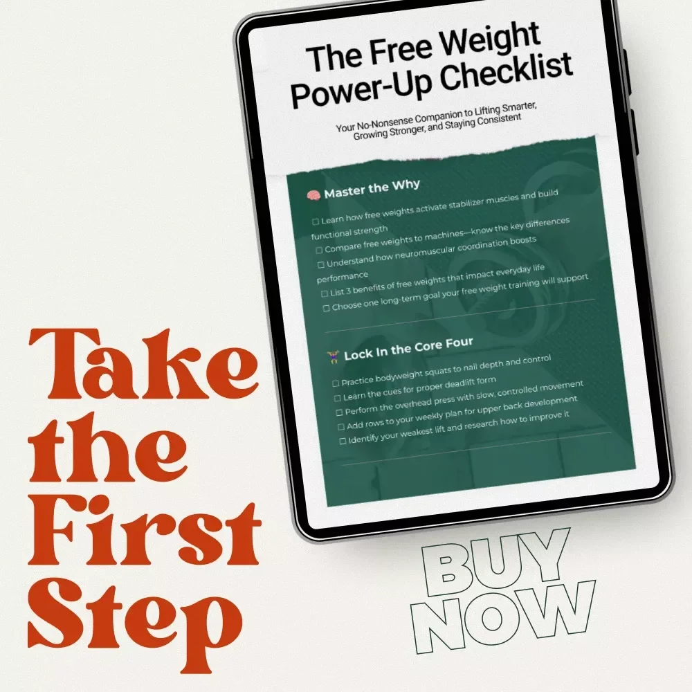 The Free Weight Power-Up Checklist: Your Ultimate Guide to Building Strength with Free Weights