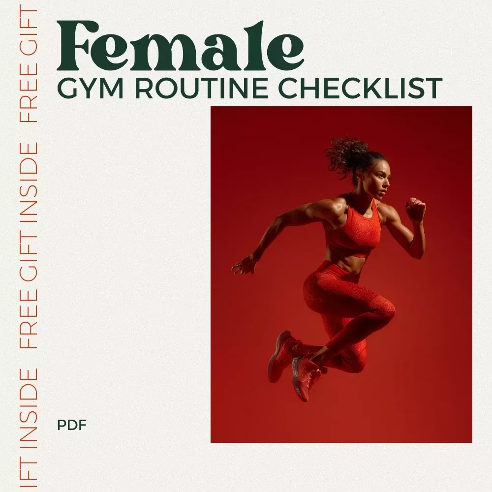 Your Strongest Self Starts Here: Female Gym Routine Checklist | Beginner-Friendly Workout Planner | Digital Fitness Download for Women