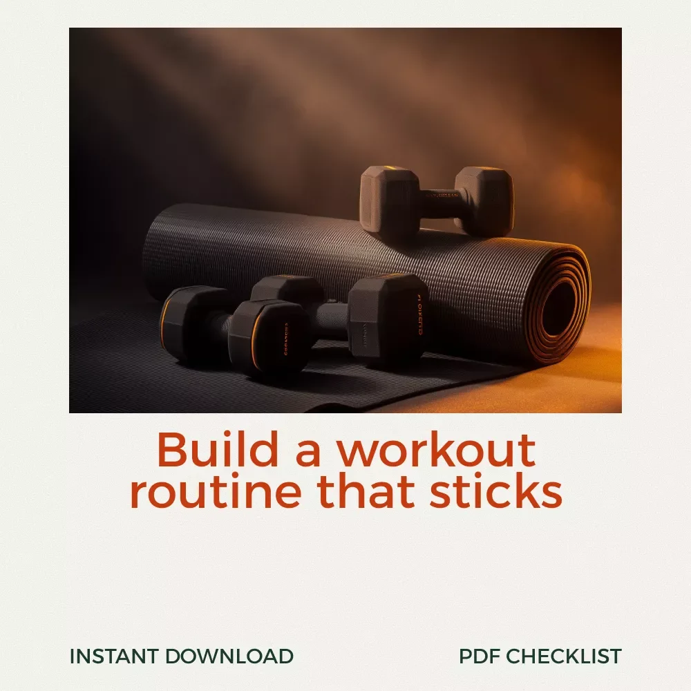 The Feel-Good Fitness Starter Checklist – Beginner-Friendly Starter Workout Routine Planner, Simple Weekly Fitness Guide, No-Stress Workout Checklist