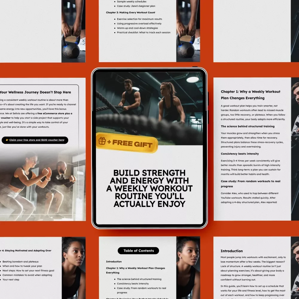 Build Strength and Energy with a Weekly Workout Routine You’ll Actually Enjoy | Fitness Training Guide | Easy Weekly Workout Routine Plan