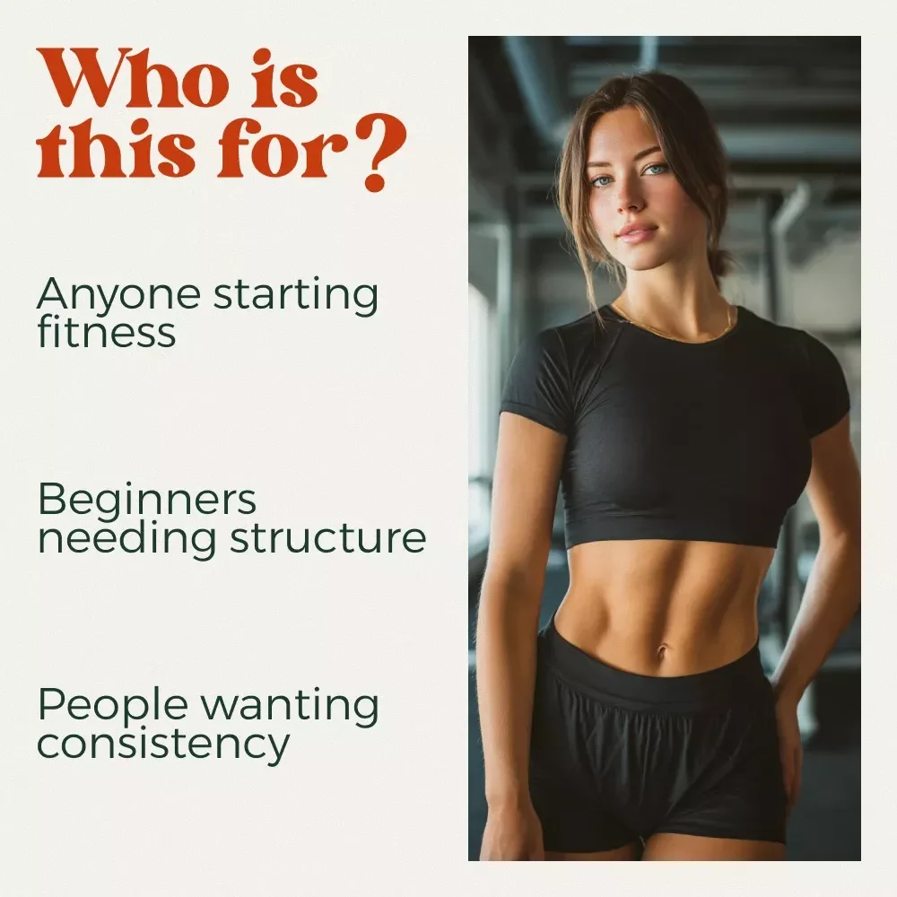 The No-Stress Beginner’s Guide to Building Your Fitness Routine | Simple Fitness Routine for Beginners Ebook, Step-by-Step Workout & Habit Guide