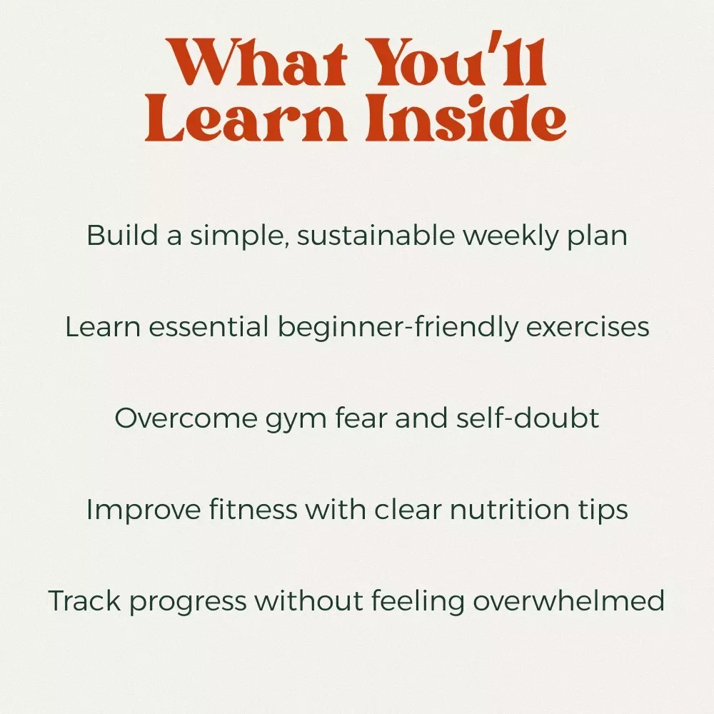 The Ultimate Beginner’s Guide to Getting Fit Without Feeling Lost – Step-by-Step Fitness eBook for Beginners | Build Confidence, Find the Best Starter Workout Routine & Create a Simple Weekly Plan