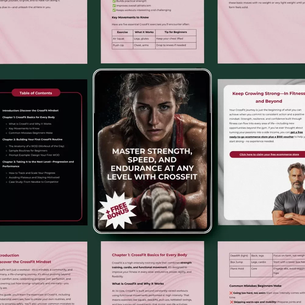 Master Strength, Speed, and Endurance at Any Level with CrossFit – Ultimate Guide to CrossFit Exercises, Workouts, and Routines for Beginners and Advanced Athletes
