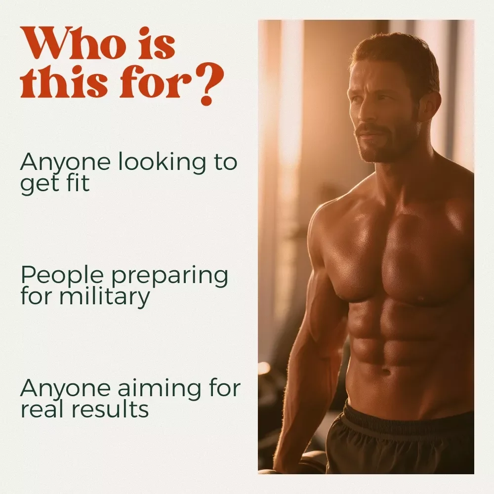 Train Like a Soldier, Perform Like a Machine: Army Basic Training Workout Routine Guide - Digital Download