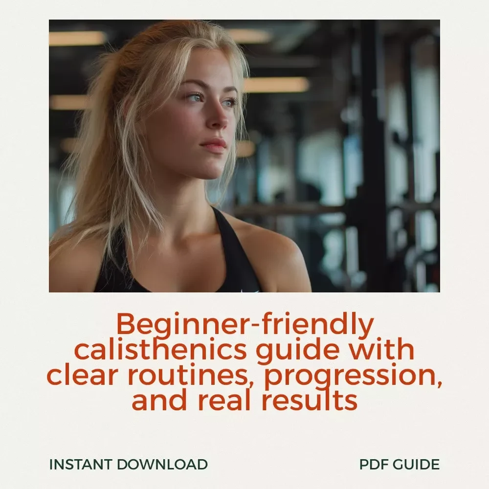 A Beginner’s Guide to Calisthenics That Actually Works | Simple At-Home Bodyweight Training Guide for Beginners | Step-by-Step Calisthenics Routine Beginner Friendly