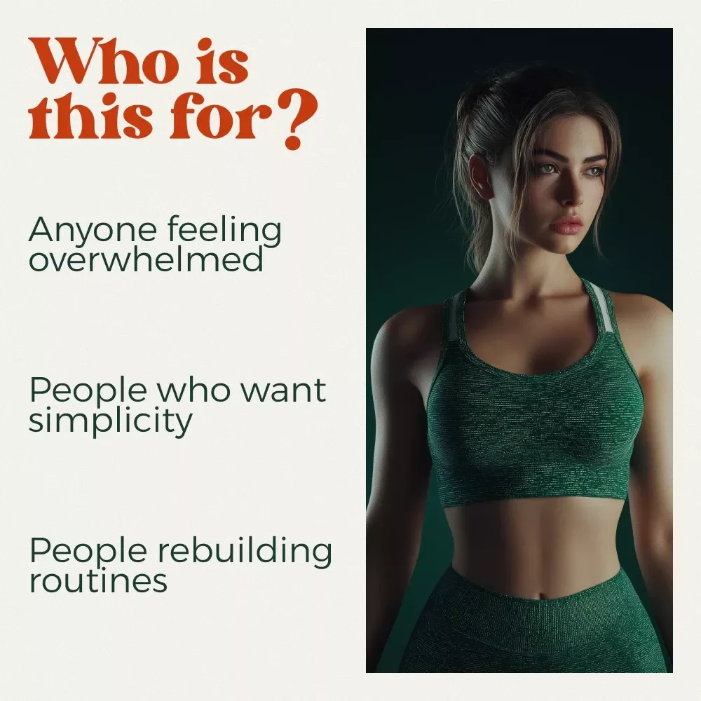No-Sweat Start Fitness Routine Checklist for Total Beginners | Easy Fitness Routine for Beginners | Simple At-Home Workout Planner & Motivation Guide (Digital Download)