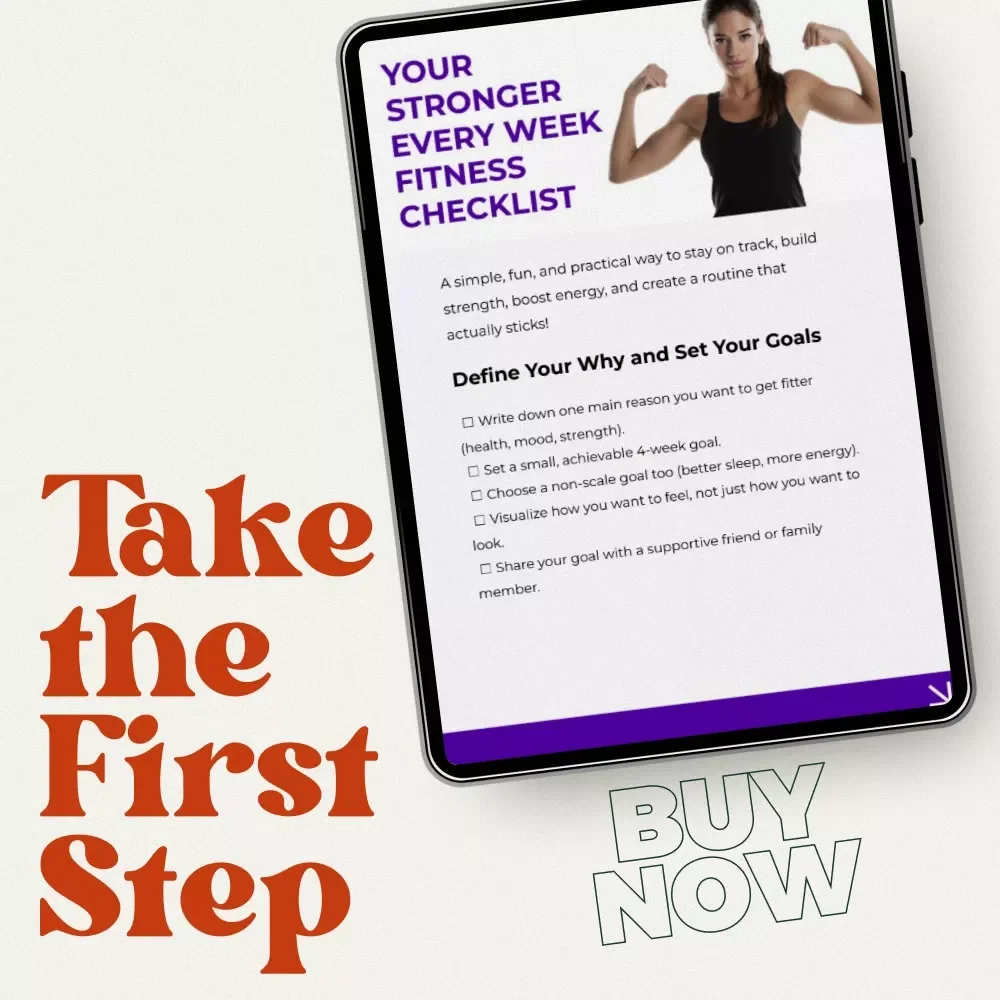 Your Stronger Every Week Fitness Checklist – A Good Weekly Workout Routine Guide for Strength, Energy, and Consistency