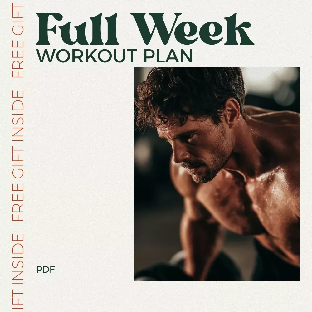 Stronger Every Day with a Full Week Workout Plan That Works | Digital Fitness Guide | full week workout routine for Strength, Cardio & Consistency