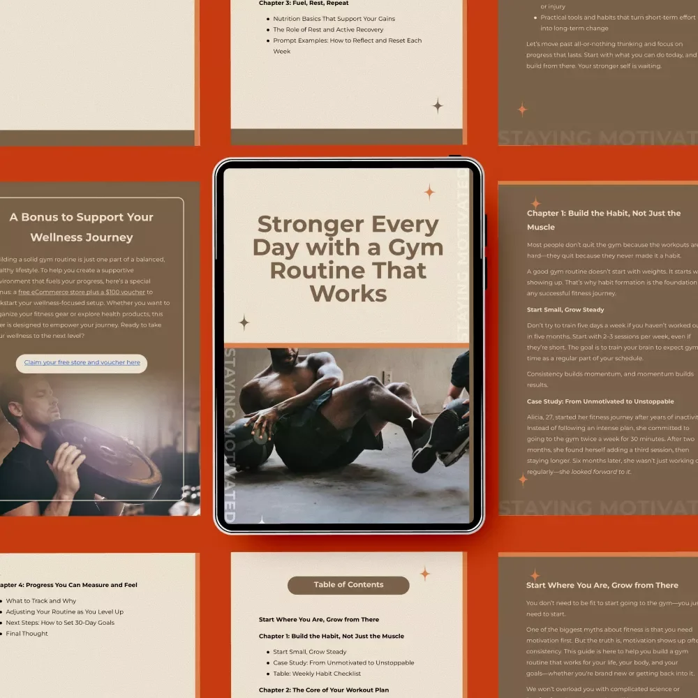 Stronger Every Day with a Gym Routine That Works – Practical Gym Exercise Routine Guide for Building Strength, Consistency, and Confidence