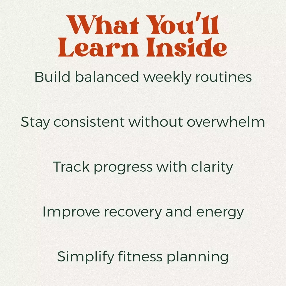 Your Ultimate Weekly Fitness Routine Checklist | Full Week Workout Routine Planner, Weekly Training Tracker, Digital Fitness Checklist