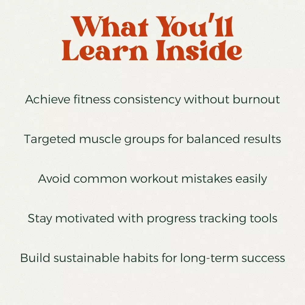 Crush Your Week with A Balanced Workout Plan That Actually Works: Monday to Friday Routine for Real People