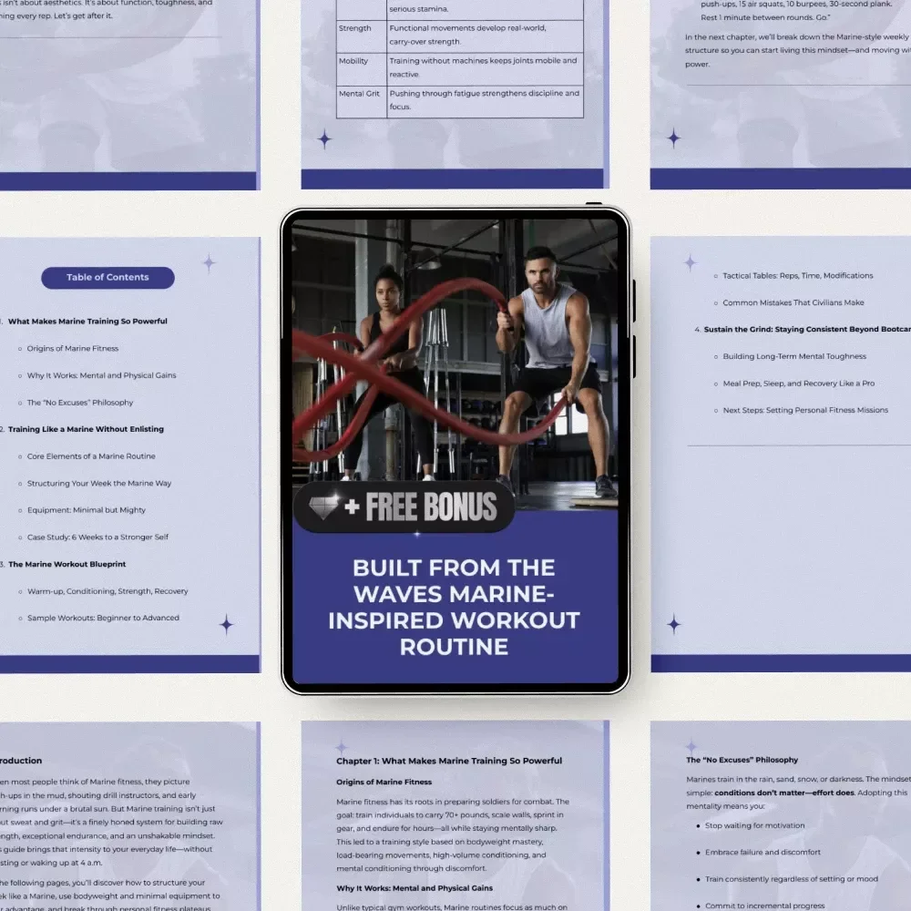 Built from the Waves Marine-Inspired Workout Routine Guide | Transform Your Fitness with a Tactical Marine Training Program