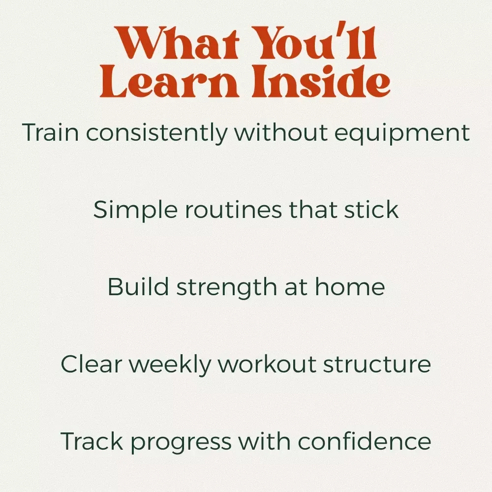 Train Better Every Day with Just Your Body and a Bit of Space | Daily Workout Routine at Home Guide | Simple Bodyweight Fitness Plan for Busy People