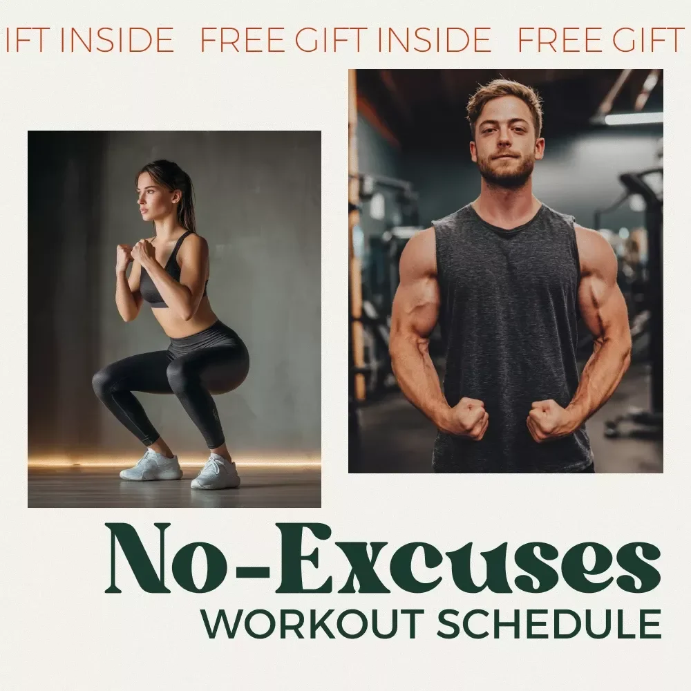 Your No-Excuses Workout Schedule Checklist – Easy Fitness Planner for Beginners | Simple Guide on How to Create a Workout Schedule That Sticks