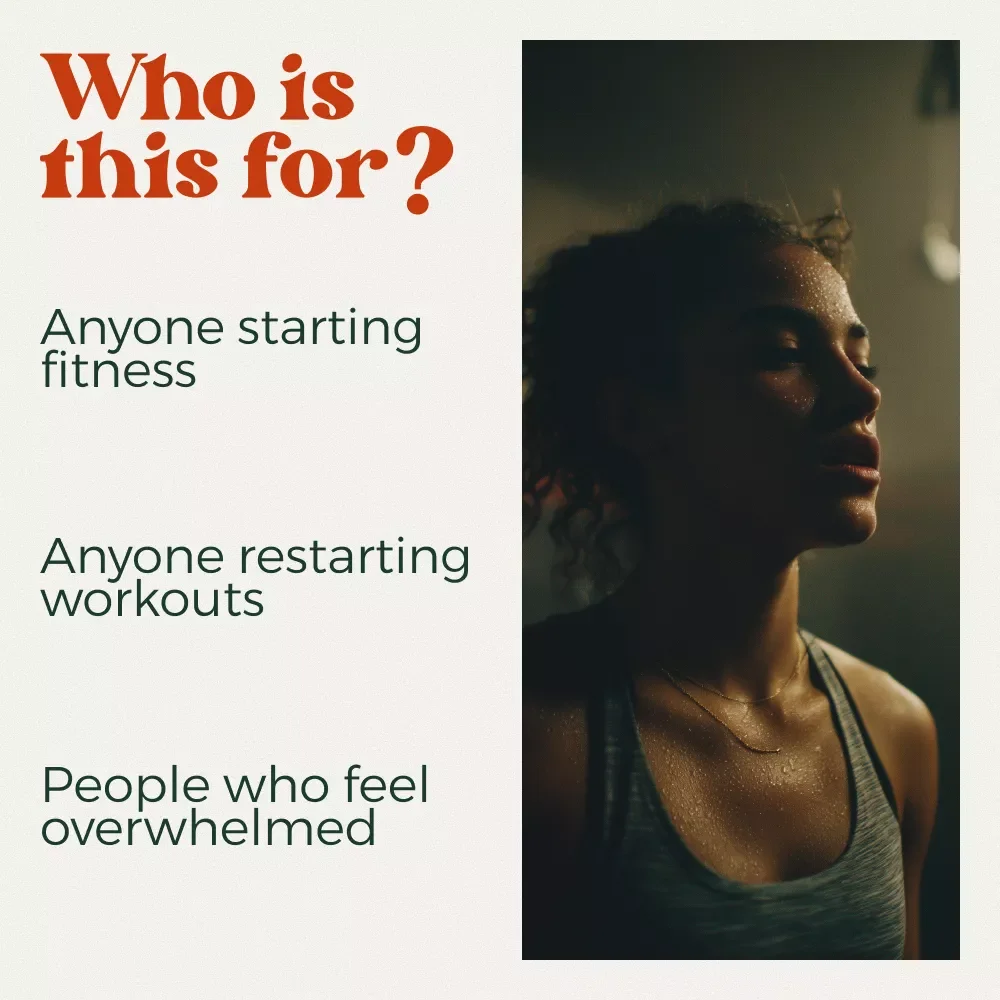 The Feel-Good Fitness Starter Checklist – Beginner-Friendly Starter Workout Routine Planner, Simple Weekly Fitness Guide, No-Stress Workout Checklist