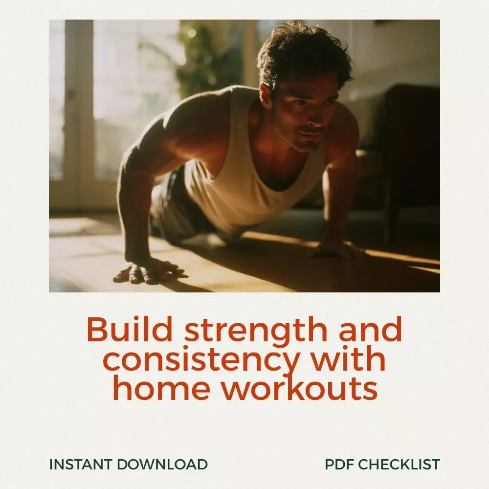 The Home Gym Hero Checklist – Your Ultimate Home Gym Routine Planner for Strength, Motivation & Consistency