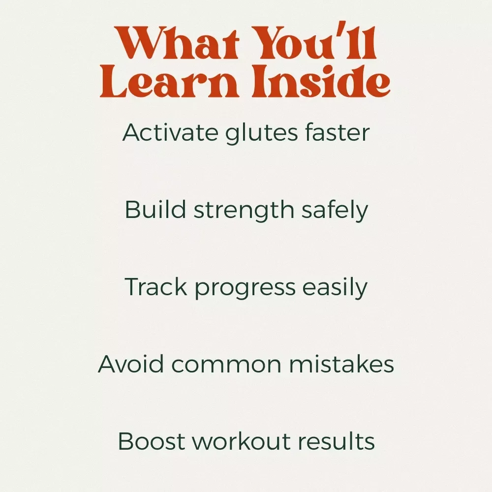 The Glute Power Checklist to Feel the Burn – Ultimate Glute Routine Gym Guide & Digital Checklist for Maximum Burn