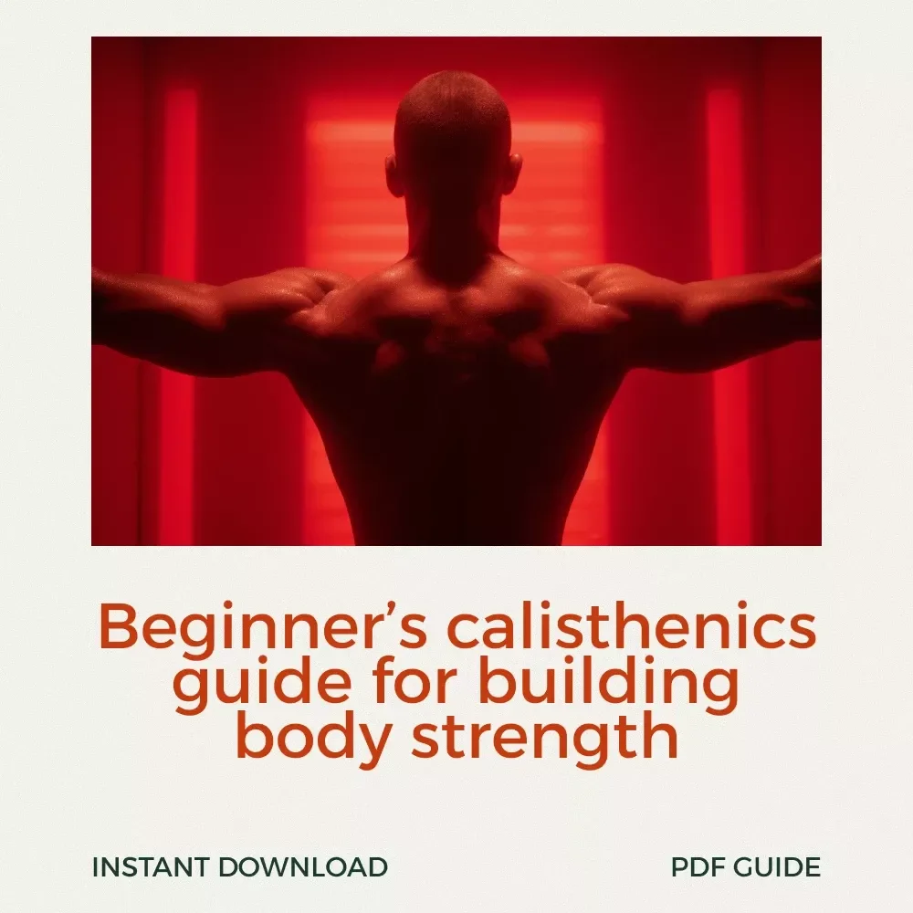 Strong with Nothing but You – A Beginner’s Journey into Calisthenics | Complete Calisthenics Workout Routine for Beginners Guide eBook